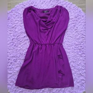 Nine West Rich Purple Mini Dress